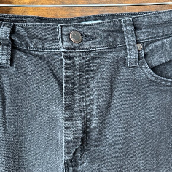 Lee Black Relaxed Fit Straight Leg Jeans Size 14 Short - Picture 3 of 12